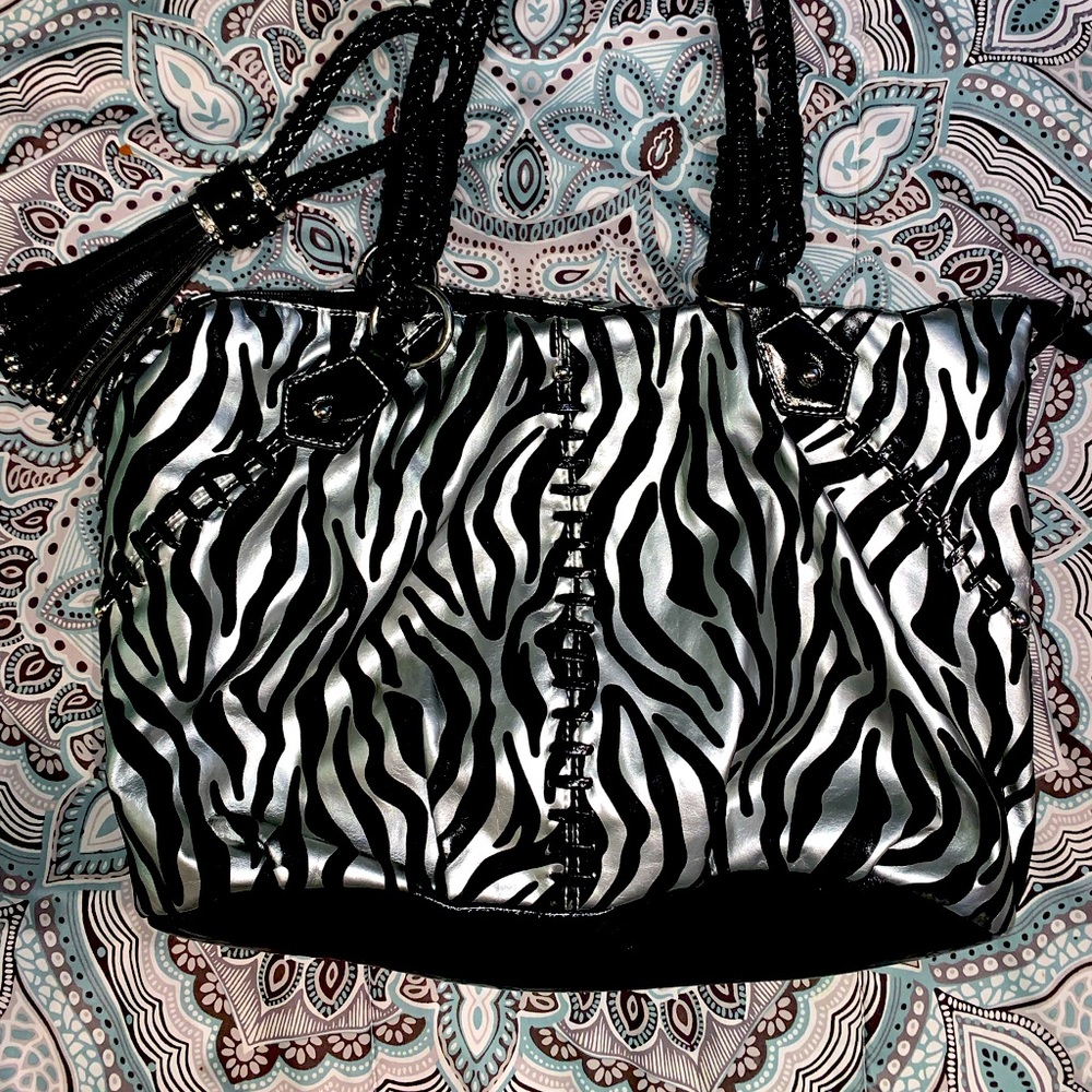 GG…ing  Zebra Print Purse